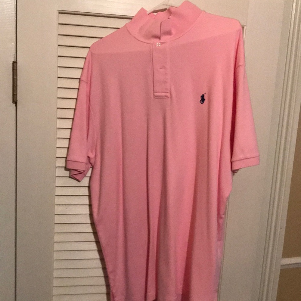 Bright Pink SS collared Polo
